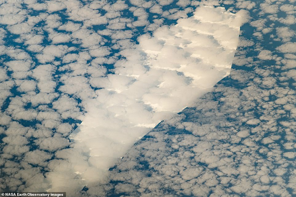 Coffin-shaped Iceberg Photographed Near Antarctic 'Graveyard'