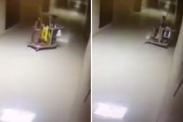 Terror as 'Ghost Cleaner' Gets to Work at High School