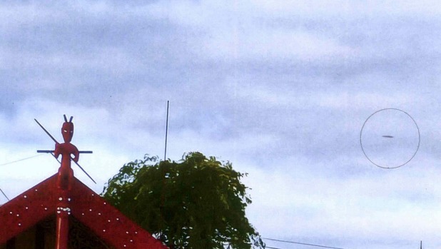 French Visitor Photographs 'UFO' Over Waikato
