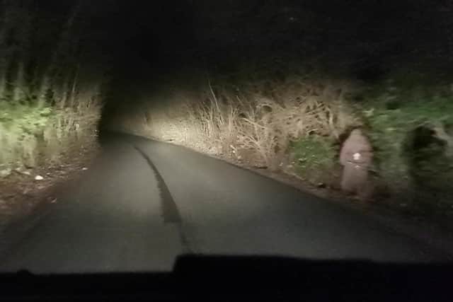 'Bearded Monk Ghost' Spotted on Dash Cam