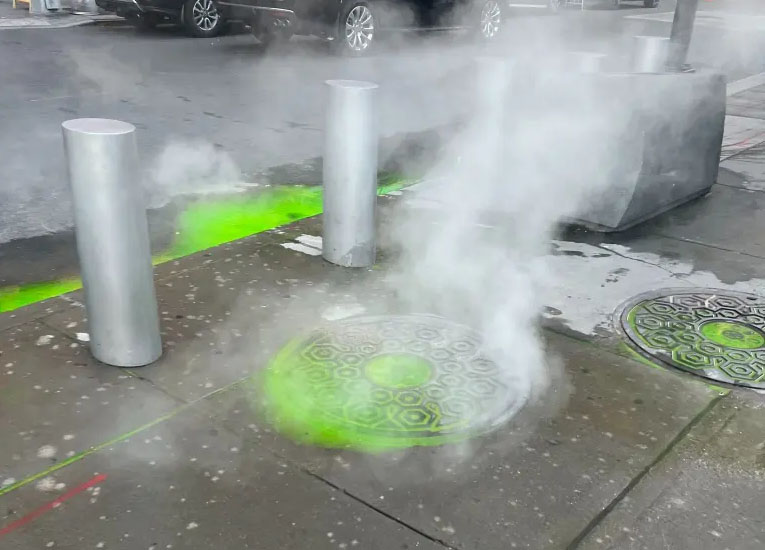 'Green Slime' Spotted Bubbling up from Beneath New York