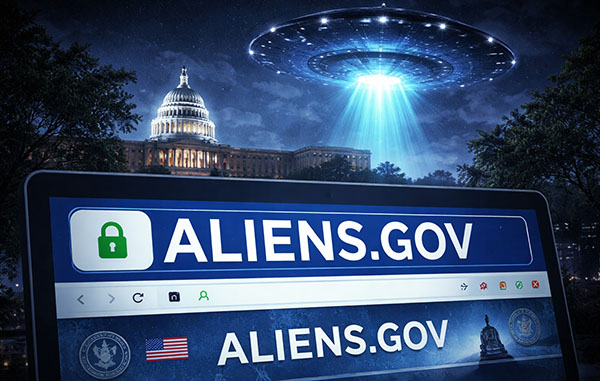 US Government Apparently Registers Aliens.Gov Domain