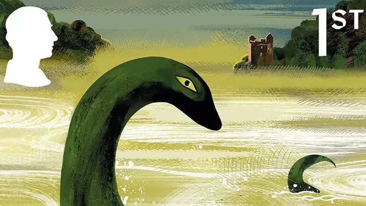 Nessie Celebrated on New British Stamp