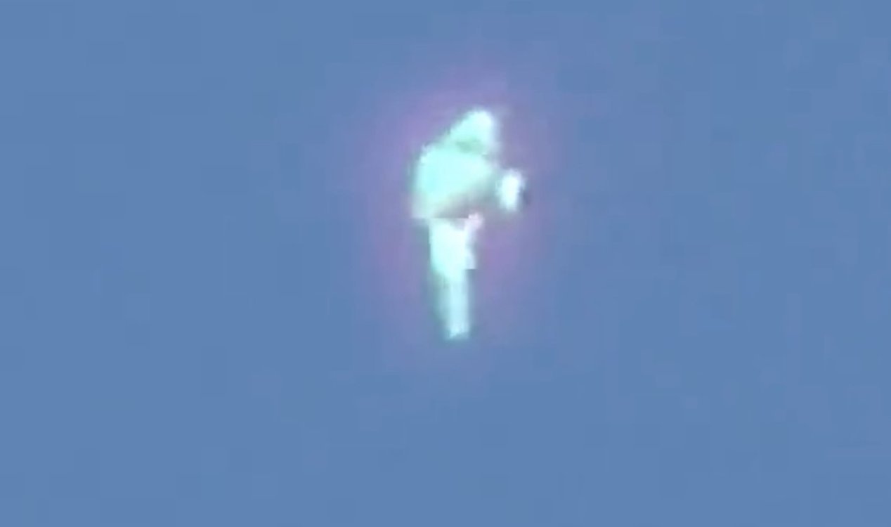 Strange Humanoid-shaped Object Filmed over California