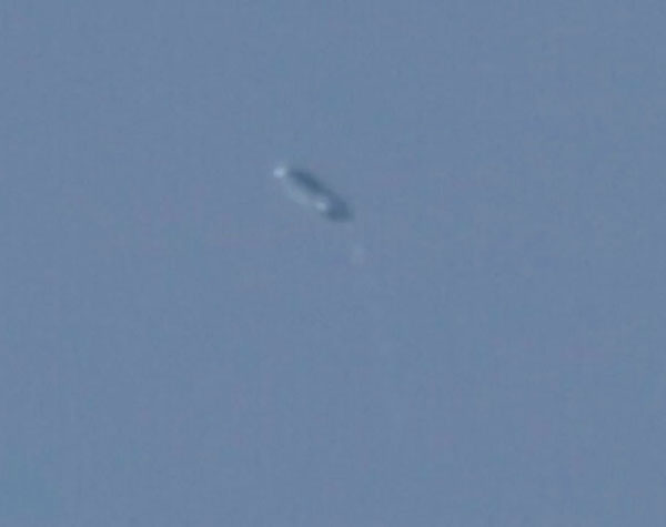 'Pill-shaped' Object Recorded over North Carolina