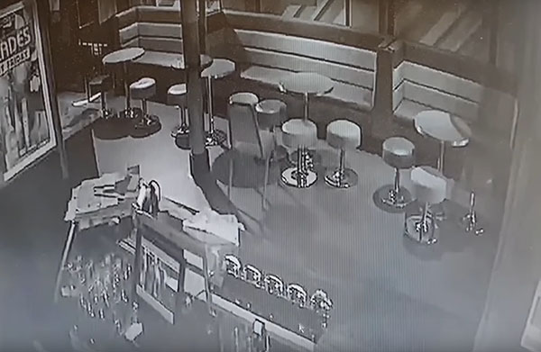 'Ghost' Moves Chair in British Nightclub