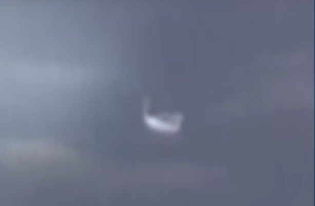 Drone Films Odd 'UFO' Emerging from Cloud in Argentina