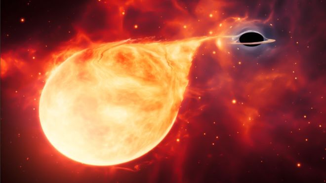 Hungry Black Hole May Be Cosmic 'Missing Link'
