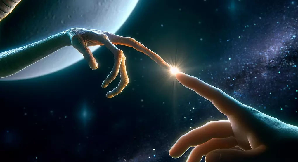 AI Program 'CosmoAgent' Simulates First Contact with ETs