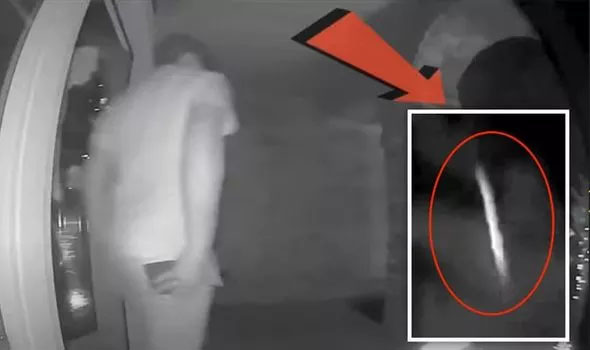 Did This Door Cam Capture an Alien Abduction?