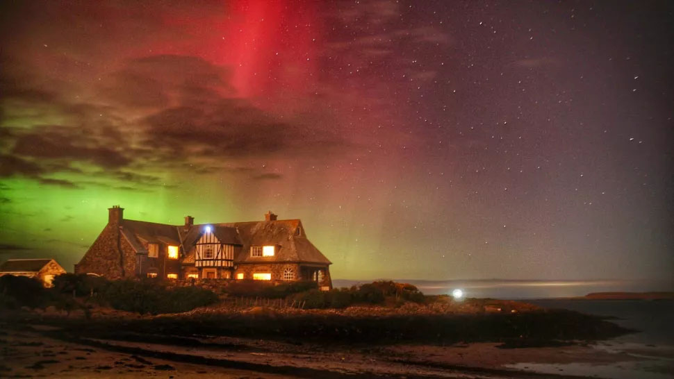 Intense Solar Storm Supercharges Auroras over UK