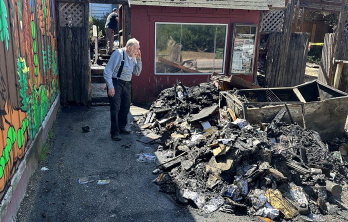 Fire Rips Through Bigfoot Museum Property