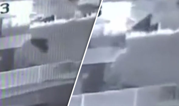 'Black Cloaked Shadow' Caught on CCTV Floating Near Building